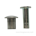 Precision Step Rivet Steel Round/Flat Head Semi Tubular